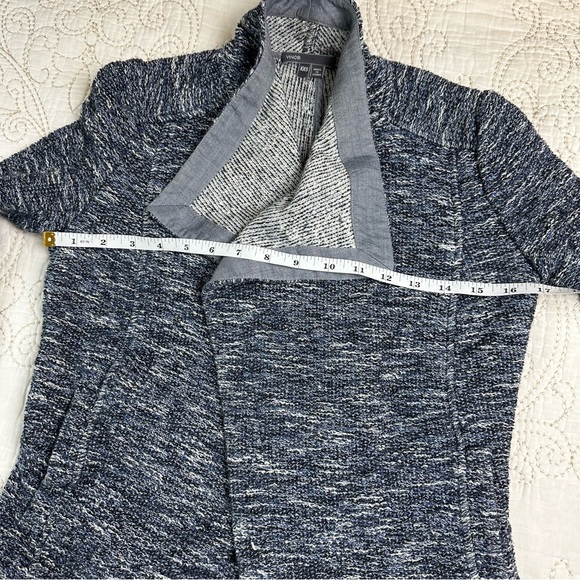 Vince blue tweed blazer/jacket - Picture 4 of 9